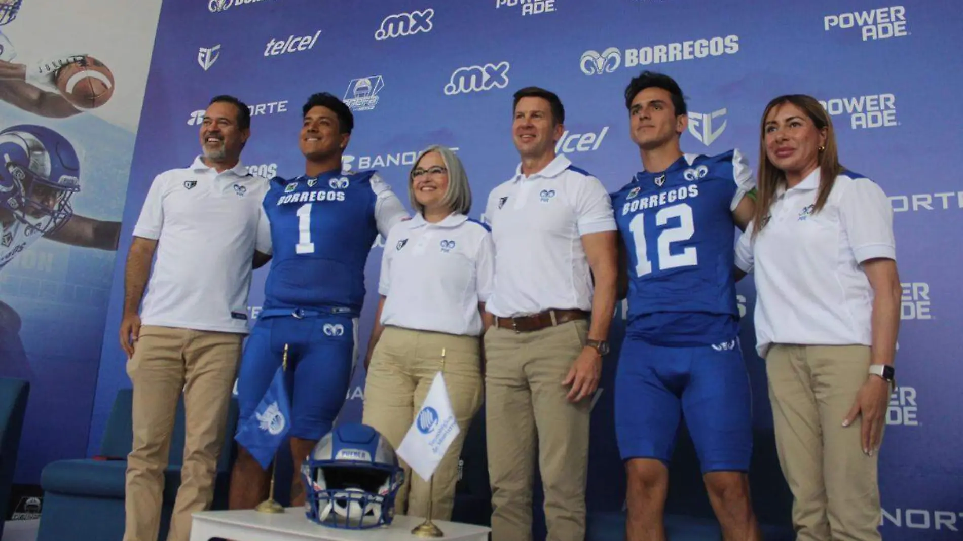 Borregos Puebla presentacion del equipo rumbo a torneo de la ONEFA